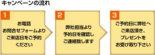 キャンペーンの流れ