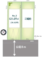 ３駅２路線利用可能！敷地面積はゆとりある３６坪、建物は自由設計フリープラン住宅です。緑あふれる閑静な住宅地に全２区画の分譲地が登場！　