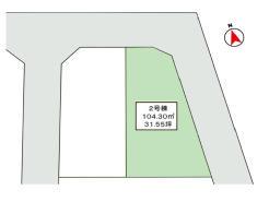 開放感のある角地区画、住環境として良好な第一種低層住居専用地域の街並みです。