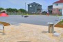 分譲地内に広々とした公園が新設されます！楽しい遊具、ベンチ、水飲み場など新設されました！（2023年8月）