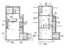 １階リビング、南向きの３LDK、南側に建物がなく陽当たり良好！LDKには造作カウンター・物入付き。リビングアクセス階段で家族と自然とコミュニケーションをとることができます。間取図